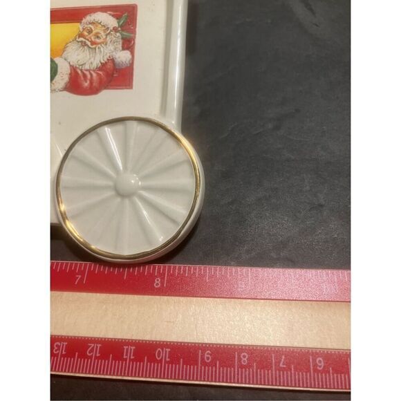 Lenox Porcelain Holiday Santa Dish - Picture 3 of 7